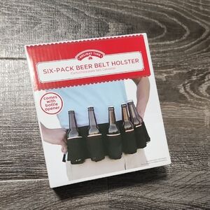 🎉 Holiday Time Six-Pack Beer Belt Holster 🎉